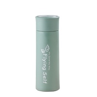 Bouteille d'eau en verre double paroi avec poignée tendance, design moderne, sangle personnalisable, pour usage professionnel, hommes, femmes, couples, usage quotidien