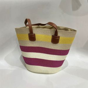 Sac à bandoulière tressé décontracté grande capacité pour femme avec fermeture éclair – Nouveauté tendance pour les vacances à la plage - Product Image 3