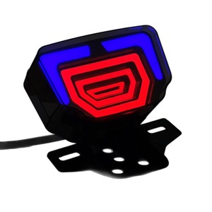 Feu arrière LED pour moto en boîte, 14x9,2 cm, pour modèles Tmx155 Gnc G125, avec lumière respirante et clignotant - Product Image 4