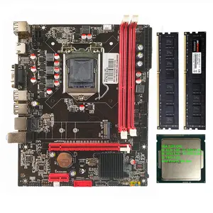 PCWINMAX H61 LGA 1155 Juego de placa base i5 3470 16GB DDR3 RAM Combo de placa base para PC de escritorio