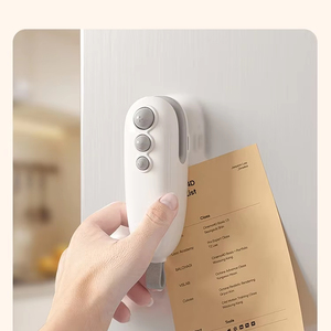 Smart Home Mini Sealing <b>Machine</b> Handheld Heated Portable Recharge Food <b>Bag</b> <b>Sealer</b> Household Magnetic Packaging Cut Seal Dual Use - Product Image 1