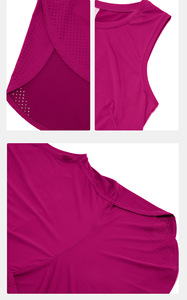 SHINBENE Custom Logo Damen Workout Gym Tops <span class=keywords><strong>Ice</strong></span> Smooth Feel Schnellt rockn endes ärmelloses Westen hemd - Product Image 6