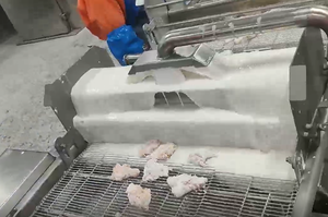 Galettes de <span class=keywords><strong>hamburger</strong></span> de pâte d'enrobage d'aliments frits et machine à battre de <span class=keywords><strong>hamburger</strong></span> McNuggets - Product Image 3