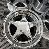 Harga Pabrik Baru SJ Velg 5 Spoke Sliver Star 2-piece T6061 Aluminium Alloy Rims 5x112 5x120 5x114.3 untuk BMW F30 E46 E90