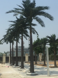 Árbol falso grande para <span class=keywords><strong>interior</strong></span> y exterior, plantas artificiales de palmera de <span class=keywords><strong>coco</strong></span> que parecen árboles reales - Product Image 4