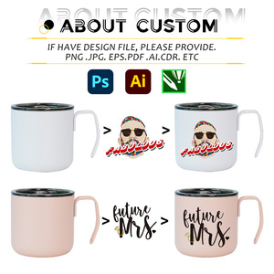 IDEA DE REGALO: Botella de Agua Aislada Promocional Transfronteriza, Vaso Térmico Personalizado con Logotipo, Taza de Café de Acero Inoxidable con Asa - Product Image 2