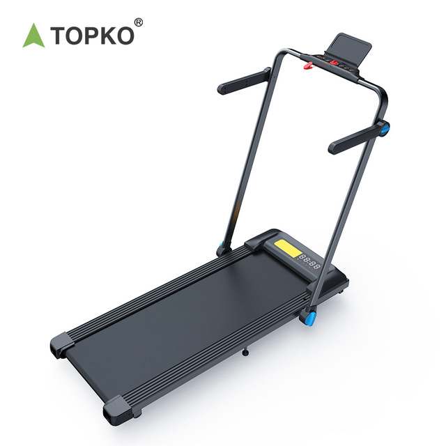 TOPKO New Lauched Smart Foldable Flat Treadmill Super Folding Walking Pad Under Desk Home Fitness Treadmill