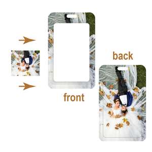 Porta Badge Retrattile Personalizzato con Foto/Logo/Nome, <span class=keywords><strong>Clip</strong></span> a Coccodrillo Girevole e Porta Tessera Verticale UV - Product Image 6