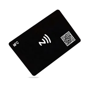 맞춤형 블랙 Pvc Nfc 카드 스마트 매트 Nfc 카드