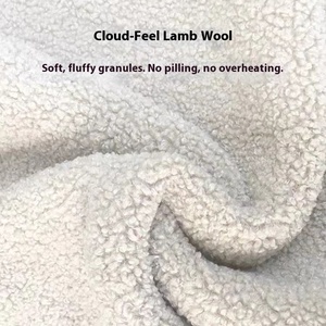 Chaise d'appoint moderne en tissu pelucheux Fauteuil de salon monoplace de forme ronde pour chambre à coucher Coin lecture Décoration intérieure - Product Image 4