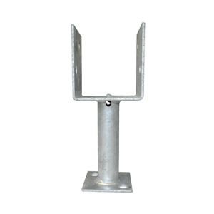 Durable Steel <strong>Post</strong> Support <strong>Bracket</strong> <strong>for</strong> 75mm to 600mm <strong>Posts</strong> Galvanized <strong>Post</strong> Base Plate <strong>for</strong> Wooden Fence Column Installation - Product Image 1