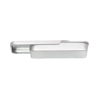 Petite boîte coulissante rectangulaire colorée personnalisée Boîte en fer blanc solide de parfum Conteneur d'emballage en métal