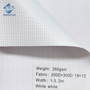 Chine Blanc Pvc 240gsm Bon Prix Tissu Bannière Polyester Personnalisé pour La Publicité Bâches 10 oz et 12 oz Signe Impression Rouleau De Vinyle - Product Image 3