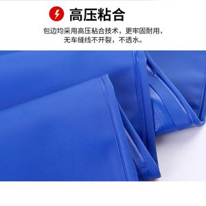 Pvc Waterproof Oil Proof <b>Apron</b> Thickened Durable For <b>Kitchen</b> Workwear Adult Unisex Solid Color Sleeveless <b>Apron</b> - Product Image 4