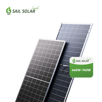 Système de stockage d'énergie solaire hybride Sail Solar 30kW 40kW 50kW avec onduleur Solis pour usage commercial et ensemble de batteries haute tension