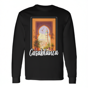 T-shirt à manches longues souvenir de voyage Casablanca - Product Image 2