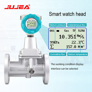 Jujea Intelligente 4-20ma Precessie <span class=keywords><strong>Vortex</strong></span> Flowmeter Aardgas Perslucht Waterstof Lpg Gasstroom Meter - Product Image 4