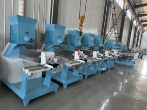 नई पूरी तरह से स्वचालित स्टेनलेस स्टील इलेक्ट्रिक डीजल मछली फ़ीड एक्सट्रूडर 50-1200 kg/h 2-12 मिमी पैलेट आकार उच्च उत्पादकता - Product Image 6