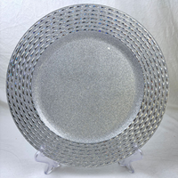 Ronde bruiloftsfeestbanket decoratieve luxe fruitplateau achterkant ontwerp kerstdecoratie westerse stijl dinerbord