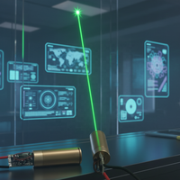 XPL-M532AG1 Nouveau module laser vert 1-5mw 532nm APC de haute qualité et très stable avec niveau de sécurité 3.0V Garantie de 3 mois