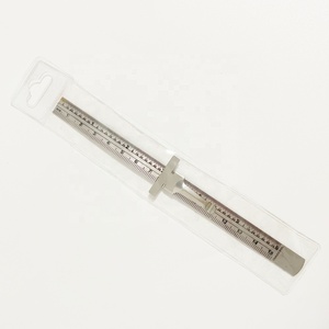 Righello in Acciaio Inossidabile con Clip, Misura 15cm, Personalizzazione Logo Accettata, Vendita Diretta dalla Fabbrica - Product Image 2