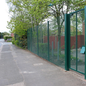 Clôture de jardin en maille anti-coupure à <span class=keywords><strong>vue</strong></span> dégagée de haute sécurité 358 revêtue de PVC avec service de modélisation 3D en gros - Product Image 3