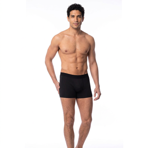 Boxers pour hommes adultes en coton tricoté, confortables, doux, coupe ample, respirants, pour usage quotidien, décontracté, à la maison, ou comme vêtements de nuit, offre en gros OEM - Product Image 1