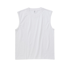 250g coton lourd uni blanc sport gymnastique <span class=keywords><strong>sans</strong></span> manches T-shirts Oem imprimé Logo ample <span class=keywords><strong>grande</strong></span> <span class=keywords><strong>taille</strong></span> plaine hommes Singlet débardeur gilet - Product Image 4
