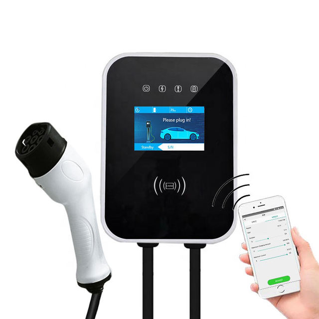 Wallbox AC EV Charger 7KW 11 KW 22KW with Type 2 Connector for Home Use EV Charging Station