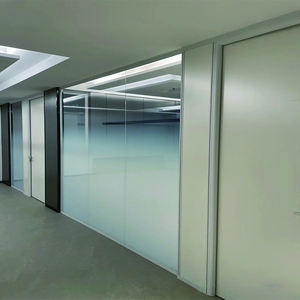 <span class=keywords><strong>Séparateur</strong></span> d'espace insonorisé en verre trempé givré avec design incurvé pour murs <span class=keywords><strong>de</strong></span> <span class=keywords><strong>bureau</strong></span> et d'école modulaires - Product Image 4