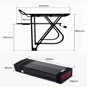 Porte-roue arrière <span class=keywords><strong>36v</strong></span> 48v Lithium Ion pour vélo électrique de montagne Porte-roue 20ah Batterie 30a BMS 2a <span class=keywords><strong>Chargeur</strong></span> <span class=keywords><strong>10ah</strong></span> Roue de porte-vélo - Product Image 4