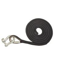 Corde de navigation en nylon robuste à double tressage, ligne d'amarrage marine, ligne d'ancrage résistante à l'abrasion pour bateau, yacht, taille personnalisée
