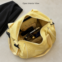 Sac de sport compact DICHOS en nylon avec fermeture éclair, résistant à l'eau, pour le transport à la main ou à l'épaule, sac de voyage portable et réglable