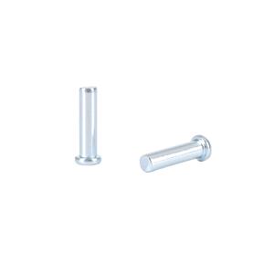 Personnalisation en <span class=keywords><strong>masse</strong></span> des rivets en acier semi-creux à tête plate à tête froide - Product Image 4