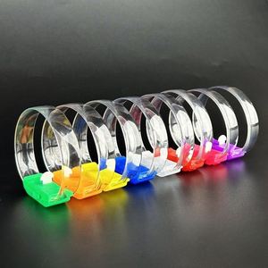 Custom Logo Multi Color Flashing Luminous Pvc Battery Operated Night Running Concert <b>Bar</b> Party <b>Led</b> <b>Light</b> up Bracelet - Product Image 5