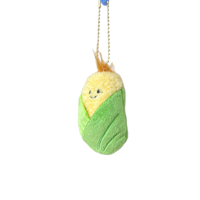 Vente en gros de légumes, maïs, pendentifs en paille, jouets en peluche, porte-clés, sacs, décorations suspendues