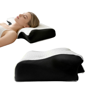 Ergonomic 2025 Orthopedic Neck <b>Pillow</b> Memory Foam Slow Rebound Cervical Support Sleeping <b>Pillow</b> for Home Bedroom Hotel Use - Product Image 1