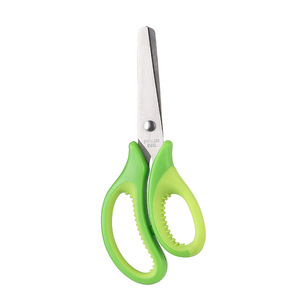 Stainless Steel <b>Scissors</b> 5.3 Inch Green Office <b>Scissors</b> For Paper Cutting Home <b>Kitchen</b> Use - Product Image 2