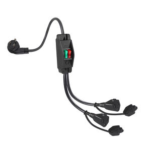 Kabel Ekstensi Daya 1 FT <span class=keywords><strong>2</strong></span> FT <span class=keywords><strong>3</strong></span>.<span class=keywords><strong>3</strong></span> FT 125v <span class=keywords><strong>3</strong></span> Pin USA <span class=keywords><strong>2</strong></span> in 1 NEMA5-15P ke <span class=keywords><strong>2</strong></span> X NEMA 5-15R <span class=keywords><strong>3</strong></span> Prong Y Splitter dengan Saklar - Product Image 1