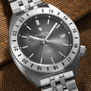 NOUVEAU 2025 Montre CADISEN pour Homme, Montre de Plongée Automatique Mécanique NH35, Lumineuse, Acier Inoxydable, Verre Saphir, Étanche - Product Image 5