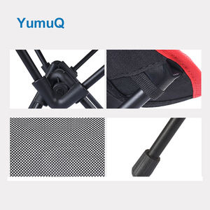YumuQ Quadro De Alumínio Ajustável Dobrável Perna Adulto Lua Cadeira De Acampamento Com Tampa Removível Para Caminhadas Ao Ar Livre - Product Image 4