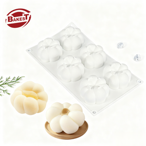 Molde de Silicona Resistente al Calor Ecológico de Alta Calidad, Molde para Pastel de Mousse con Forma de Pétalo de Nube, Postre Francés, Té de la Tarde, Reutilizable, Bolsa OPP - Product Image 1