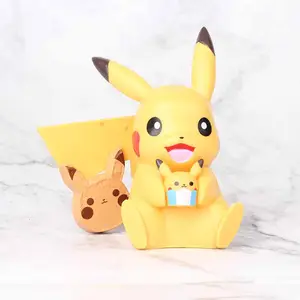 Lächelnde Pokemoned Pikachu Doll PVC Kinder Weihnachts spielzeug Geschenk 10cm Pokemoned Toys Für Kinder