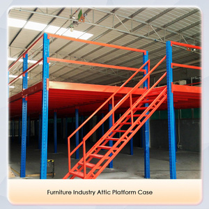 辅助钢结构平台冷轧钢厂仓库分层仓储仓库重型货架 - Product Image 2