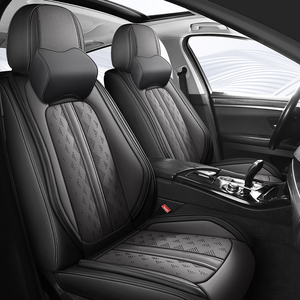Coussin de siège de voiture en cuir de style professionnel de luxe, taille universelle avant et arrière, accessoire pour l'intérieur de la voiture - Product Image 5