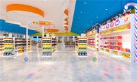 Présentoir de bonbons gommes, 10 pièces, décor de magasin, sucettes et boîtes à bonbons, support d'exposition, meubles de Design