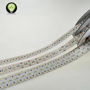 Strip LED fleksibel SMD DC12V/DC24V 2835 LED 240/m 360LED/m 480leds/m baris ganda 15mm 20mm 30mm