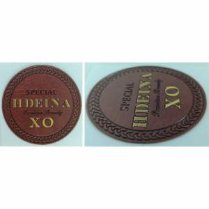 Etiquetas adhesivas para botellas de vino con logotipo personalizado, marca adhesiva Noble elegante para embalaje de bebidas, acabado de cuero especial Popular <span class=keywords><strong>XO</strong></span> - Product Image 5