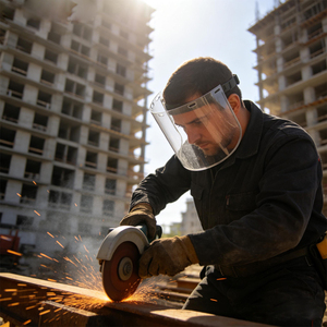 Visiere Protettive Integrali Trasparenti Industriali Antiurto e Antipolvere - Product Image 3