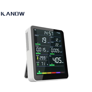 9-in-1 không khí trong nhà màn hình chất lượng 4 <span class=keywords><strong>gas</strong></span> Wifi nhiệt độ và độ ẩm bán buôn chuyên nghiệp wearable VOC phổ Analyzer - Product Image 3